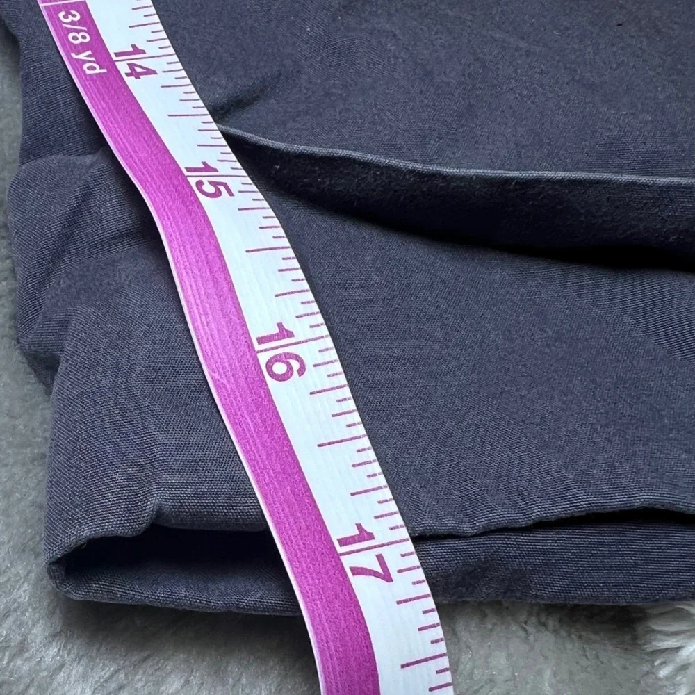 Talbots Womens Size 12W Petites Stretch Capri Pants Blue Casual‎ Rolled Cuffs